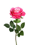 künstliche Rose rosa 55cm