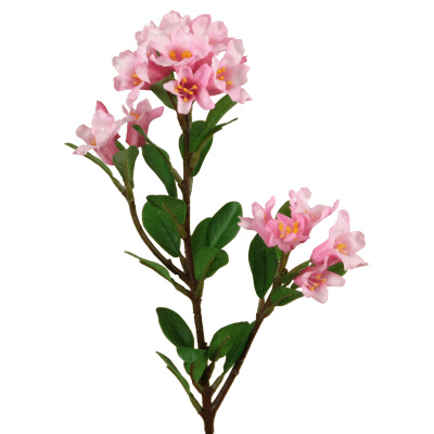Kunstblumen Alpenrose rosa 38cm