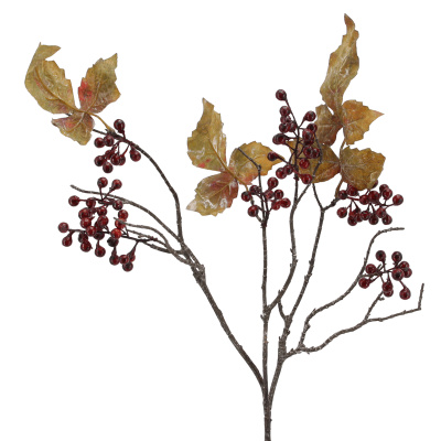 künstlicher Weinreben Zweig braun 90cm Herbstlaub