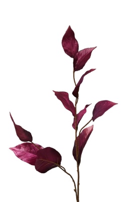künstlicher Blätterzweig rosa 75cm