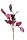 künstlicher Blätterzweig rosa 75cm