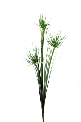 künstlicher Papyruszweig grün 90cm Kunstblumen exotisch