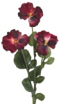 k&uuml;nstliches Stiefm&uuml;tterchen rot-rosa, 47cm / Kunstpflanzen