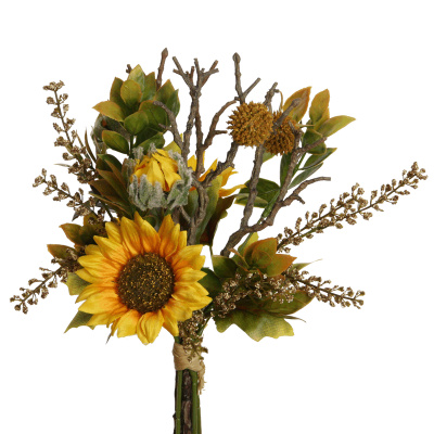 k&uuml;nstlicher Sonnenblumen Strau&szlig; 35cm