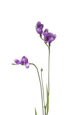 Kunstblumen Freesie lavendel violett 75cm