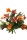 Lilien Blattschale 25cm Kunstblumengesteck