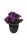 k&uuml;nstliche Topfpflanze Usambaraveilchen violett 22cm