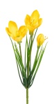 Kunstblumen Krokus mit Zwiebel gelb H 18cm