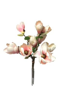 rosa 16 cm Frühjahrsdeko Dekoblume Kunstblume Zierblume Magnolie schwimmend 
