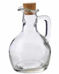 Glasflasche mit Kork 11cm