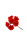 Nelken Bund  rot 13cm / kleiner Kunstblumenstrauß
