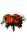 künstlicher Herbststrauß Flach Dahlien 40cm