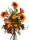 Großer künstlicher Herbststrauß Sonnenblumen 75cm