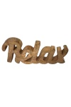 Holz Schriftzug "Relax"