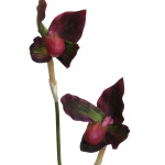 k&uuml;nstlicher Frauenschuh magenta  H 45cm Orchideen
