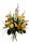 Sommer Kunstblumenstrauß Sonnenhut gelb 50cm