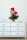 Kunstblumengesteck Amaryllis im Blumentopf grau / H 60cm