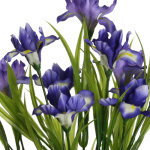 k&uuml;nstliche Schwertlilien Iris blau violett 45cm...
