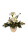 künstliches Blumengesteck Winter Amaryllis im Blumentopf gold / H 50cm