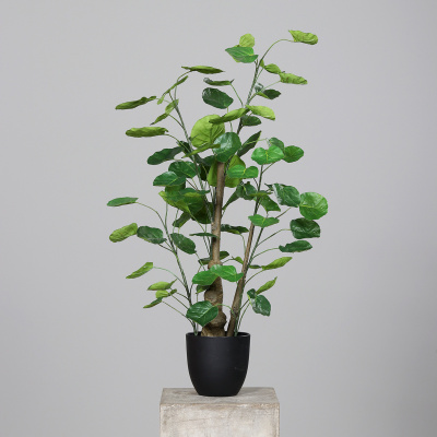 künstliche Grünpflanze Topfpflanze Fiederaralie 90cm