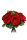 künstlicher Rosen Strauß rot 25cm Rosenbouquet