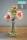 Gerbera Vase mit Kunstwasser - imitiertes Wasser H 23cm rosa