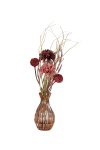Distel Vase mit künstlichen Wasser  30cm Herbst