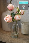 Rosenzweig Vase mit Kunstwasser - imitiertes Wasser H...