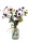 Wiesenblumenstrau&szlig; Vase mit Kunstwasser - imitiertes Wasser H 30cm