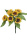 Sonnenblumen Bund 12cm / kleiner Kunstblumenstrau&szlig;