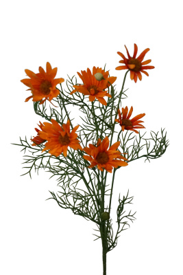 künstliche Margeriten orange 65cm Kunstblumen