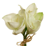 künstliche Amaryllis lind real touch Blumen 4er Bund...