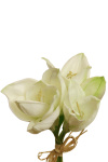 künstliche Amaryllis lind real touch Blumen 4er Bund...