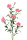künstlicher Nelken Busch rosa 70cm