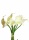 künstliche Calla Kunstblumenstrauß weiß 30cm Real Touch Blumen