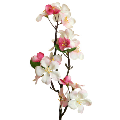 dekotreff.com 60cm O rosa künstlicher - Kunstblumen Kirschblütenzweig