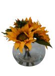 Sonnenblumen Strauß mit künstlichen Wasser / Kunstblumengesteck