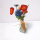 Wiesenblumenstrauß Vase mit Kunstwasser H 25cm