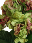 künstliche Hortensien Busch rosa grün 45cm Kunstpflanzen