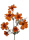 künstliche Cosmea orange 75cm Schmuckkörbchen