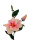 Künstlicher Hibiskus Zweig weiß rosa 60cm - Exotische Blumen