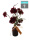 Schokoladenblumen Vase mit Kunstwasser - Kunstblumengesteck H 25cm