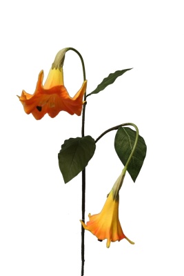 künstliche Engelstrompete 120cm exotic Real Touch Blumen