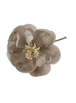 Ansteckblume grau 6cm - Steyer Seidenblumen