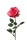 Real Touch Rose rosa 68cm Kunstblumen