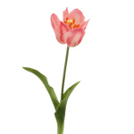 künstliche Kronentulpe rosa - Real Touch Tulpen 48cm